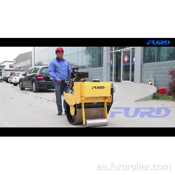 Compactador de tambor simple vibratorio manual de 500 kg (FYL-700)